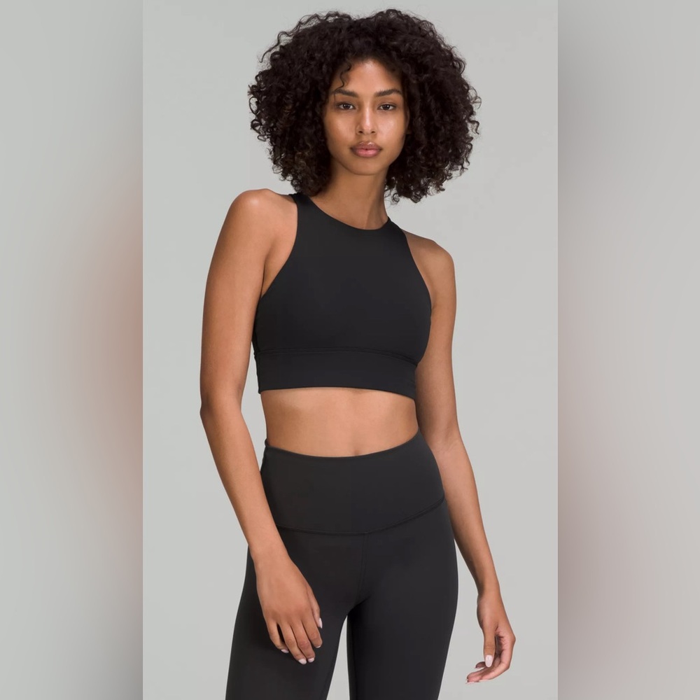 Lululemon - ENERGY HIGH-NECK LONGLINE TOUGH BRA *MEDIUM SUPPORT in Black 8